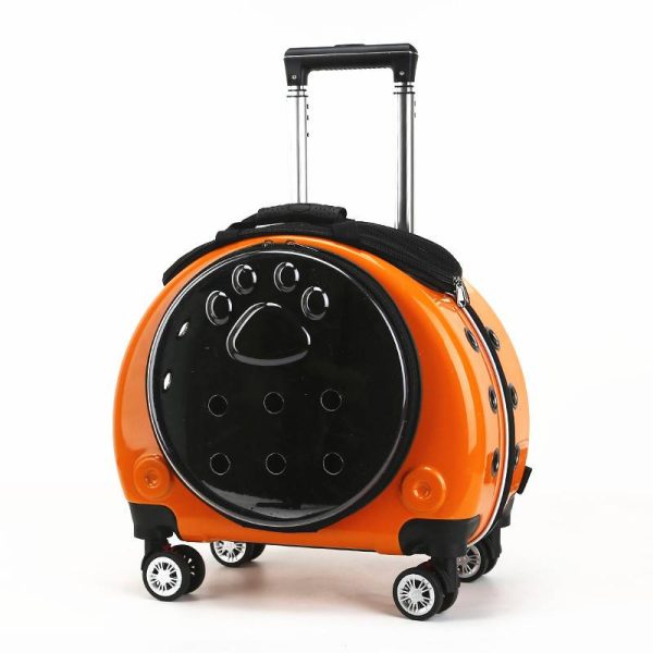 Full Transparent Pet Trolley Box Dog Bag - Image 2