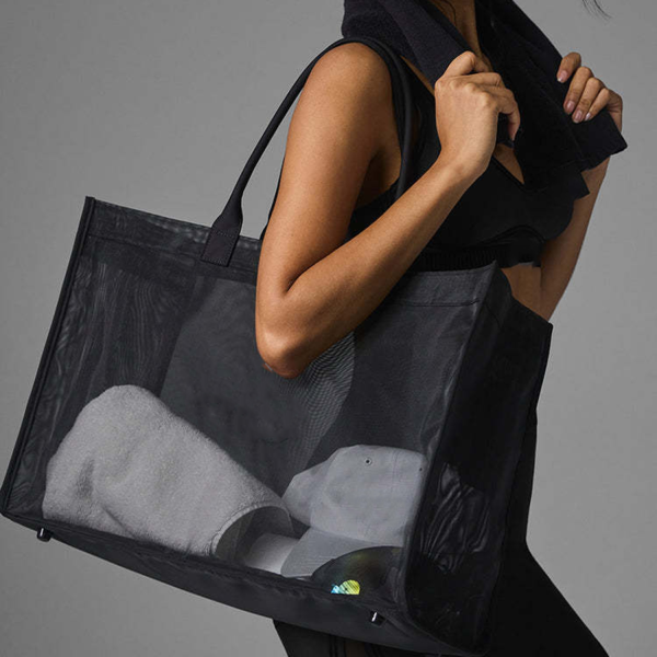 Large Capacity Mesh Yoga Tote Bag - Image 2