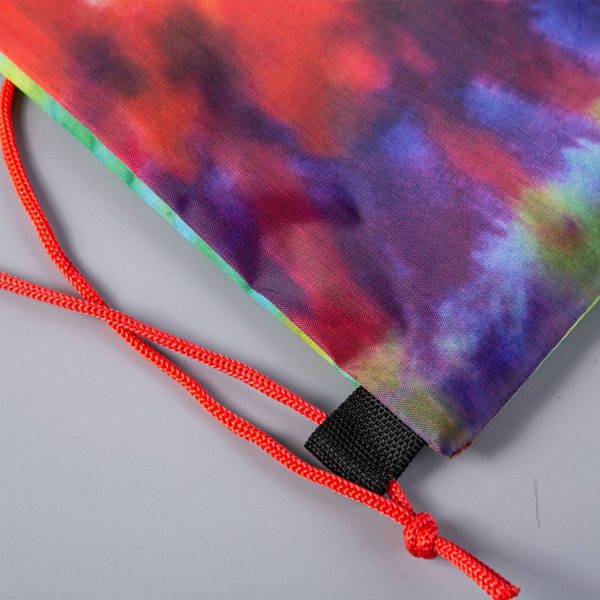 Nylon Waterproof Sports Drawstring Backpack - Image 4