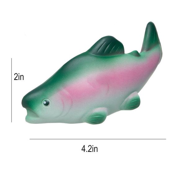 PU Foam Salmon Shaped Stress Reliever Toys - Image 3