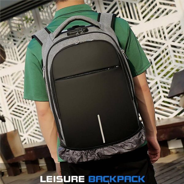 Oxford Rolling with 4 Wheels Travel Backpack Duffel bag Men - Image 3