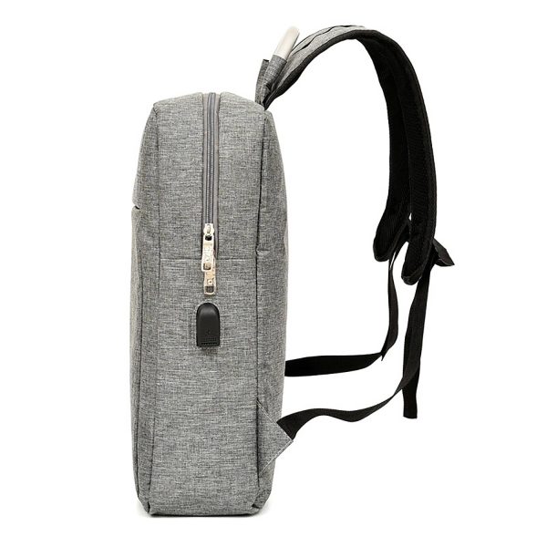 Men's Business Laptop Backpack w/ USB Charging Port - Image 4