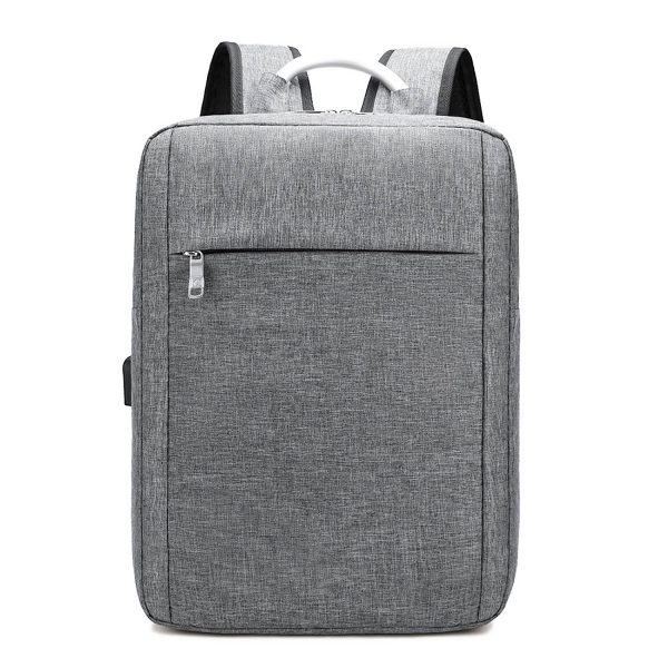 Men's Business Laptop Backpack w/ USB Charging Port - Image 2
