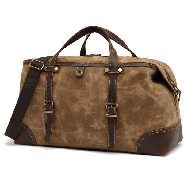 Canvas Waterproof travel sports duffel bag - Image 3