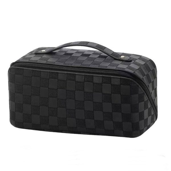 PU Leather Large Capacity Travel Cosmetic Bag for Women - Image 2