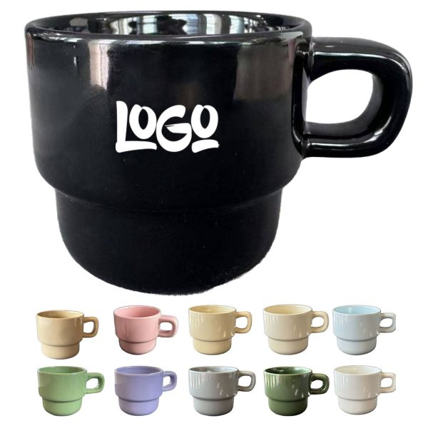 10oz Ceramic Coffee Mug Cartoon Design w/Handle