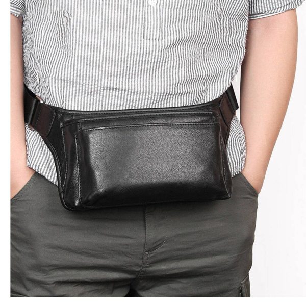 Leather Wearable Chest bag for man - Image 3