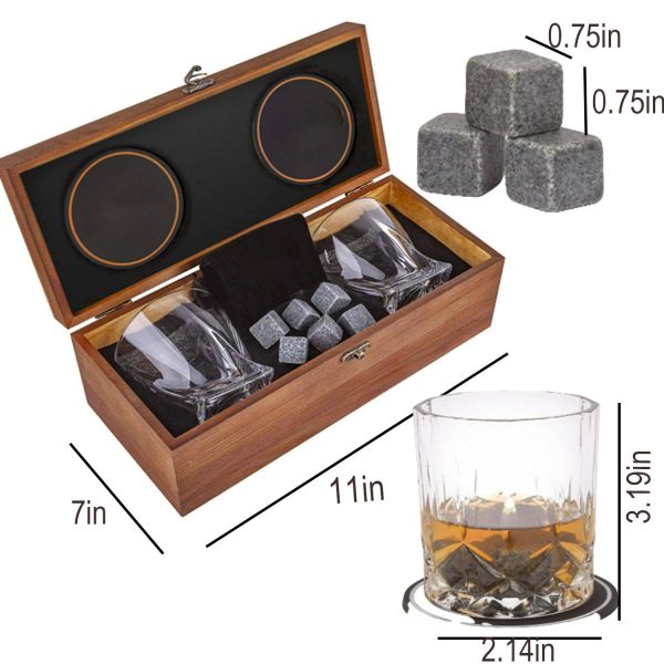 Whiskey Stone Glasses Gift Box Set - Image 3