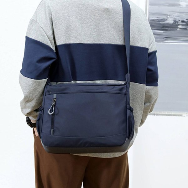 Nylon Multicolor High Capacity Crossbody Bag - Image 6