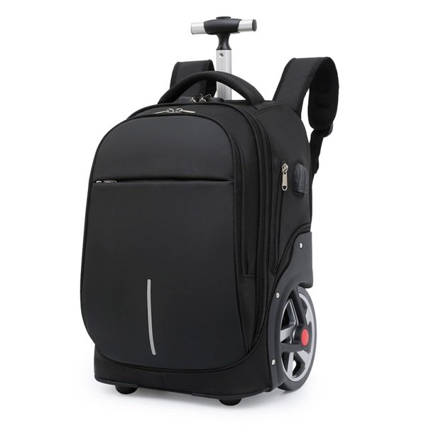 Oxford Rolling with 4 Wheels Travel Backpack Duffel bag Men - Image 2