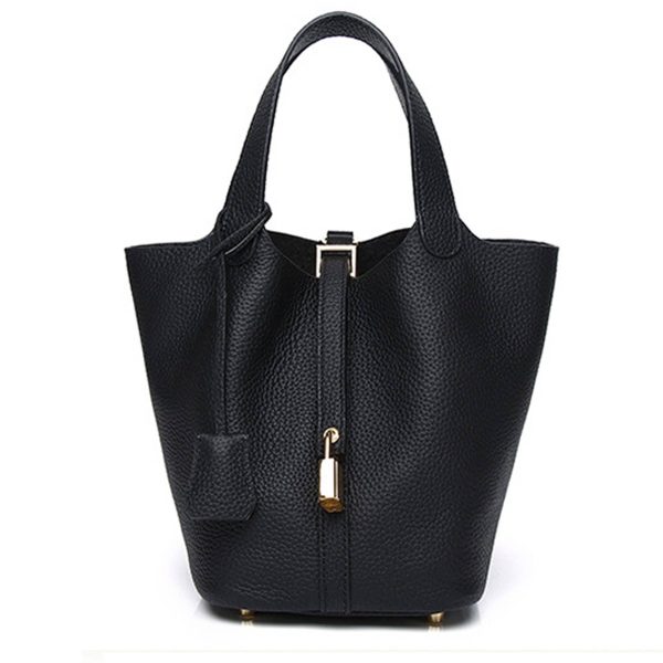 Ladies Genuine Leather Tote Bag - Image 3