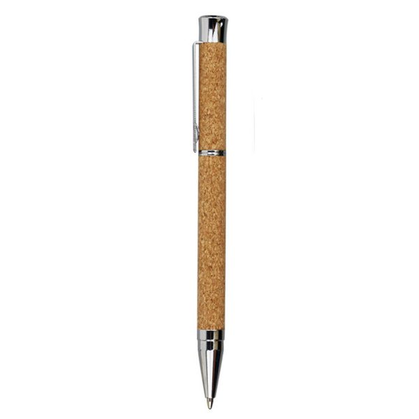 Twist Action Eco Cork Barrel Ballpoint Pen - Image 2