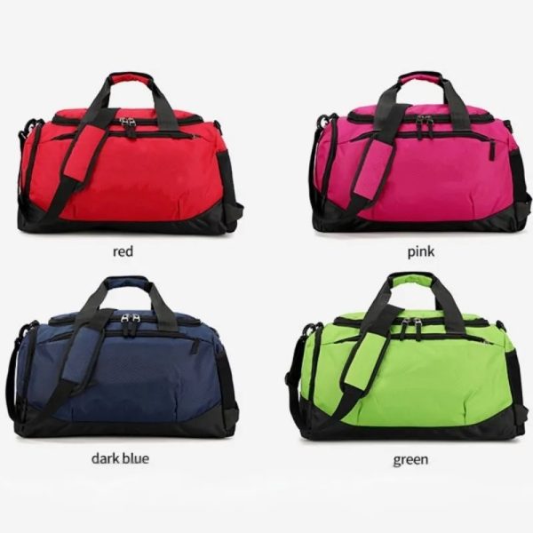 Color Panel Sport Duffel Bag - Image 4