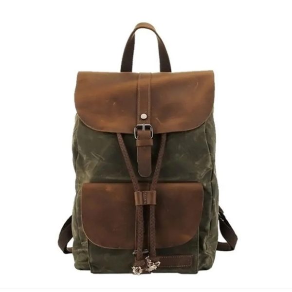 Waterproof Canvas Backpack - Image 2