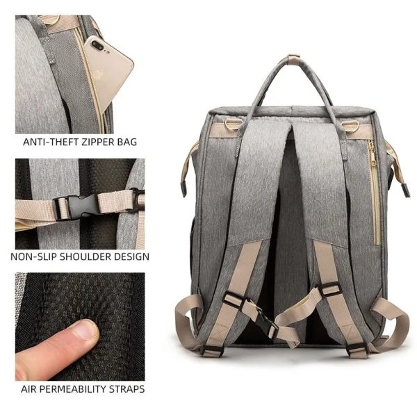 Baby Travel Diaper Bag Backpack - Image 11