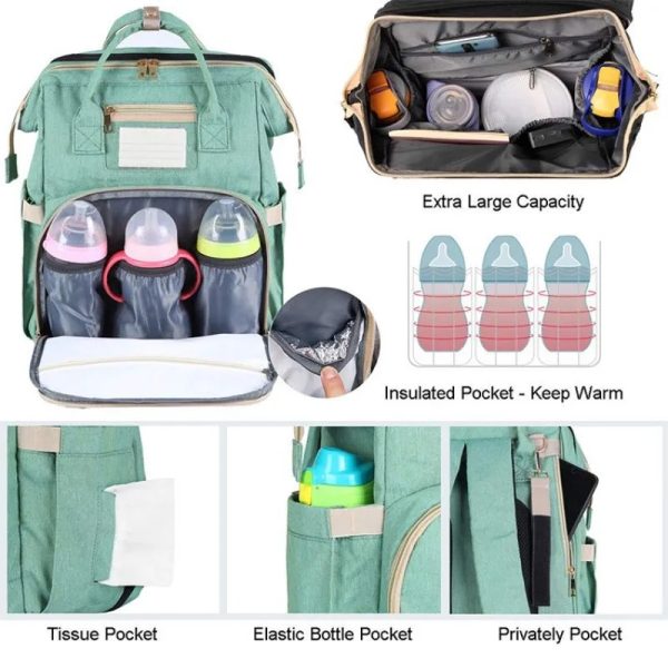 Baby Travel Diaper Bag Backpack - Image 10