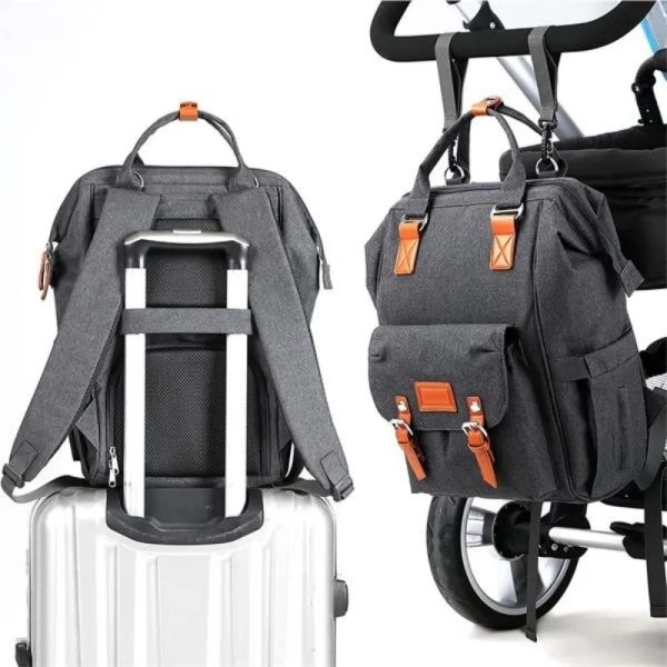 High Quality Diaper Bag Backpack W/ Insulated Pockets - Image 9