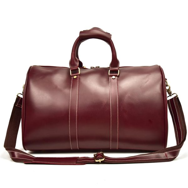 Genuine Leather Travel Large Capacity One Shoulder Bag - Image 6
