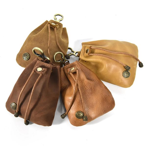 New Japanese Style Wallet Retro Handmade Vegetable Tanning - Image 2