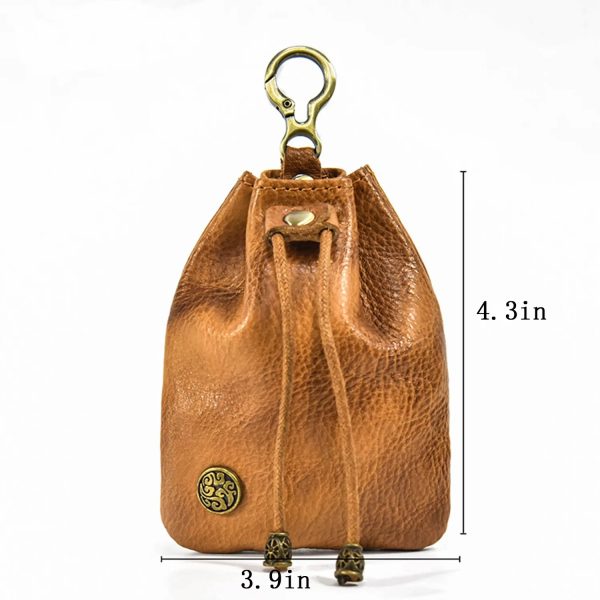 New Japanese Style Wallet Retro Handmade Vegetable Tanning - Image 3