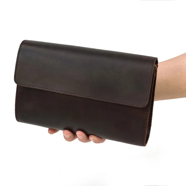 Genuine Leather Retro Men'S Multifunctional Wallet - Image 2
