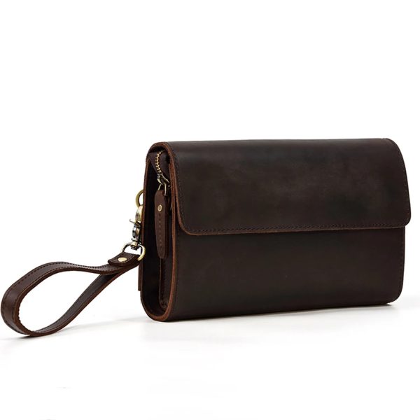Genuine Leather Retro Men'S Multifunctional Wallet - Image 3