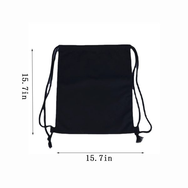Cotton And Linen Drawstring Canvas Bag - Image 3