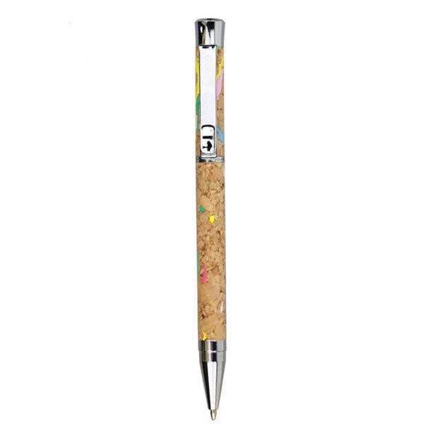 Twist Action Eco Cork Barrel Ballpoint Pen - Image 5