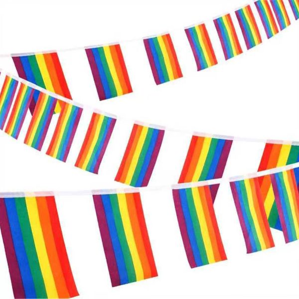 LGBT Rainbow polyester Pride Banner - Image 5