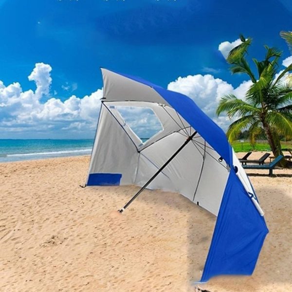Portable Mesh Window Beach Umbrella Tent - Image 7