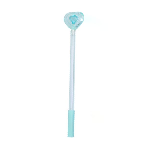 Creative Clear Plastic Heart Gel Pen - Image 5