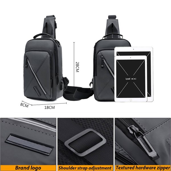 Multifunctional waterproof sports reflective crossbody bag - Image 6