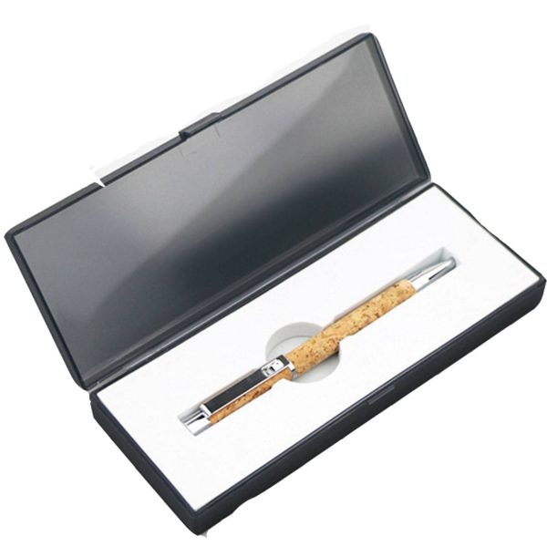 Twist Action Eco Cork Barrel Ballpoint Pen - Image 9