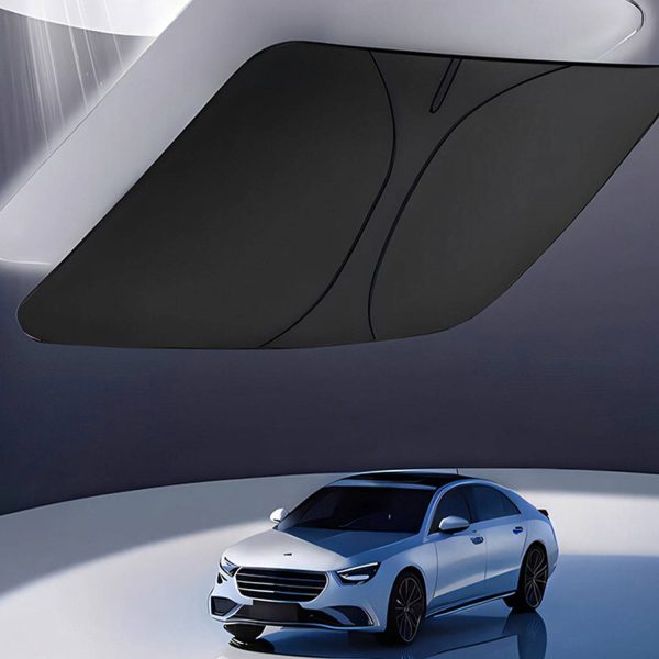 Silver Coated Car Front Sun Shade - Image 4
