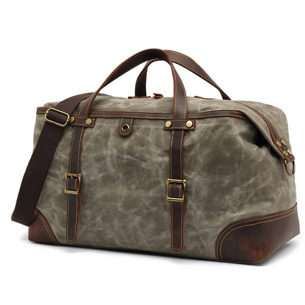 Canvas Waterproof travel sports duffel bag - Image 2