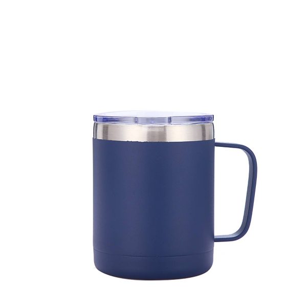 10oz Stainless Steel Insulated Travel Mug with Handle - Image 5