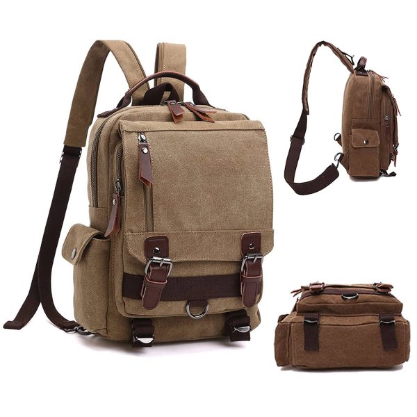 Canvas travel Cross-Body bag