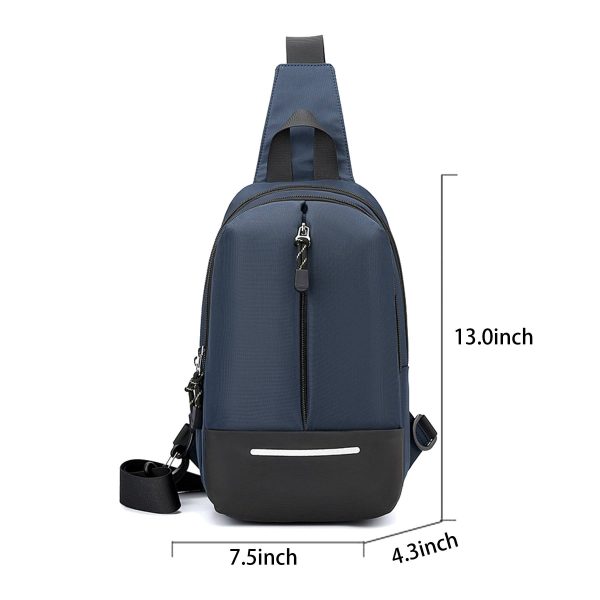 Oxford Lightweight Black Cross-body Bag - Image 7