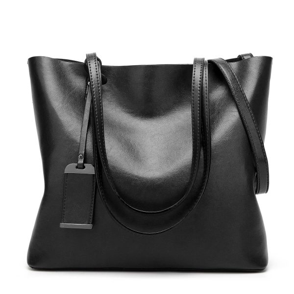 Leather Tote Bag for Women - Image 3
