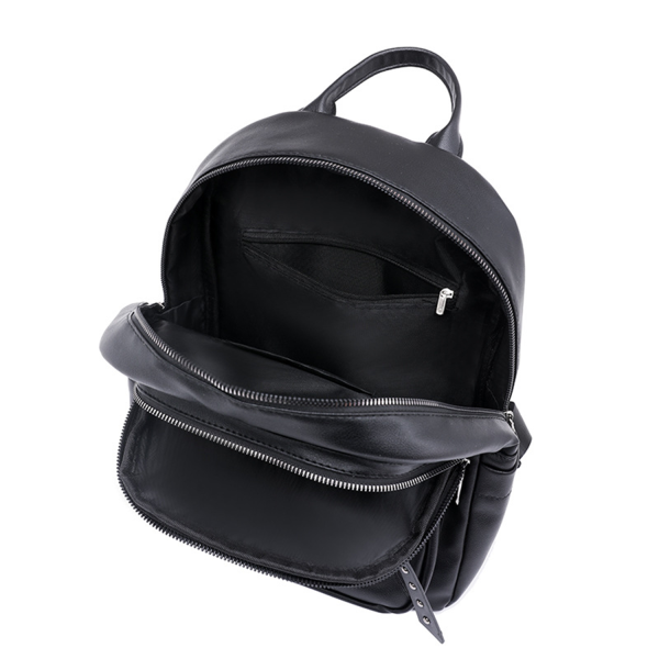 PU Soft Leather Backpack - Image 4
