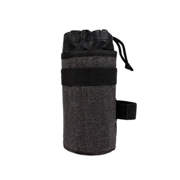 Polyester Drawstring Bike Water Bottle Insulated Bag - Image 3