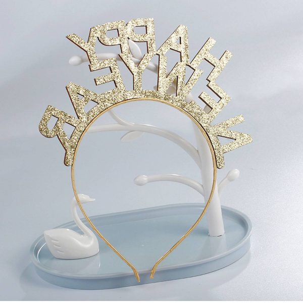 Gold Happy New Year Headbands - Image 7