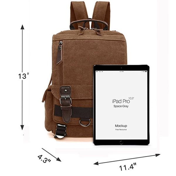 Canvas travel Cross-Body bag - Image 3