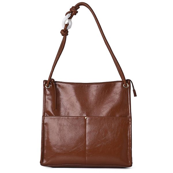Ladies Large Capacity PU Tote Bags - Image 2