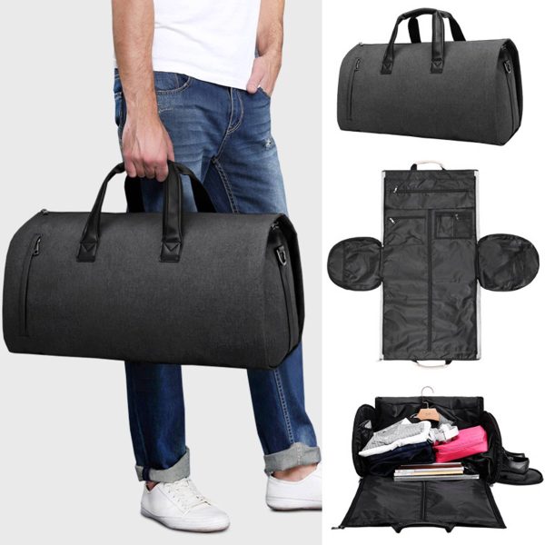 Oxford Travel Duffle Bag for Men - Image 4