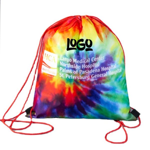 Nylon Waterproof Sports Drawstring Backpack
