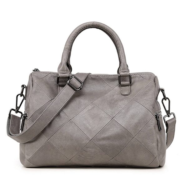 Genuine Leather Satchel Tote Bag for Women