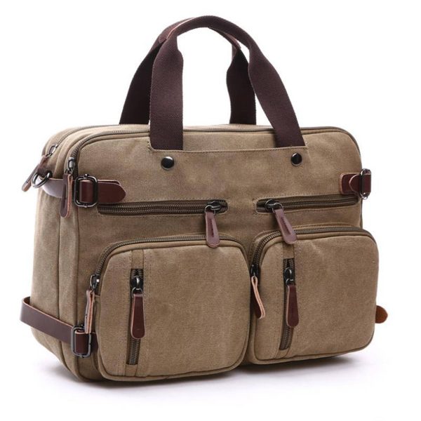 Canvas Wearable Duffel bag - Image 2