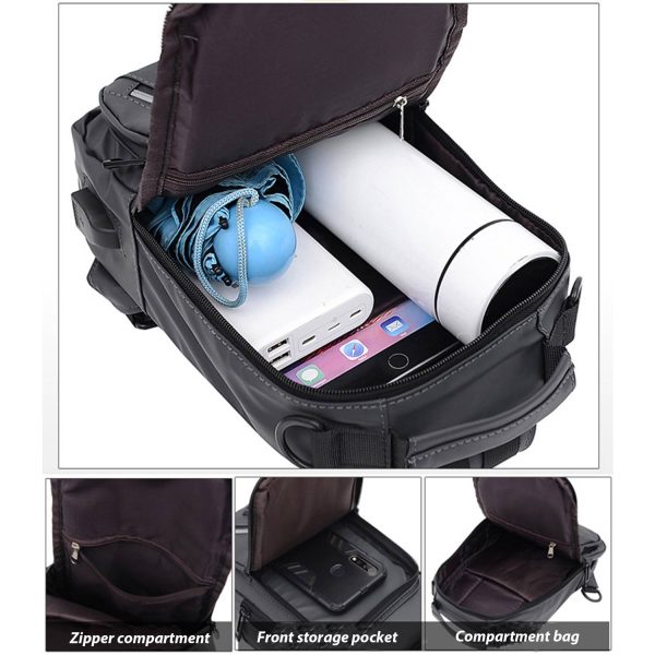 Multifunctional waterproof sports reflective crossbody bag - Image 5