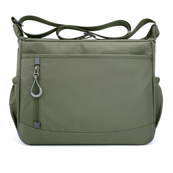 Nylon Multicolor High Capacity Crossbody Bag - Image 4